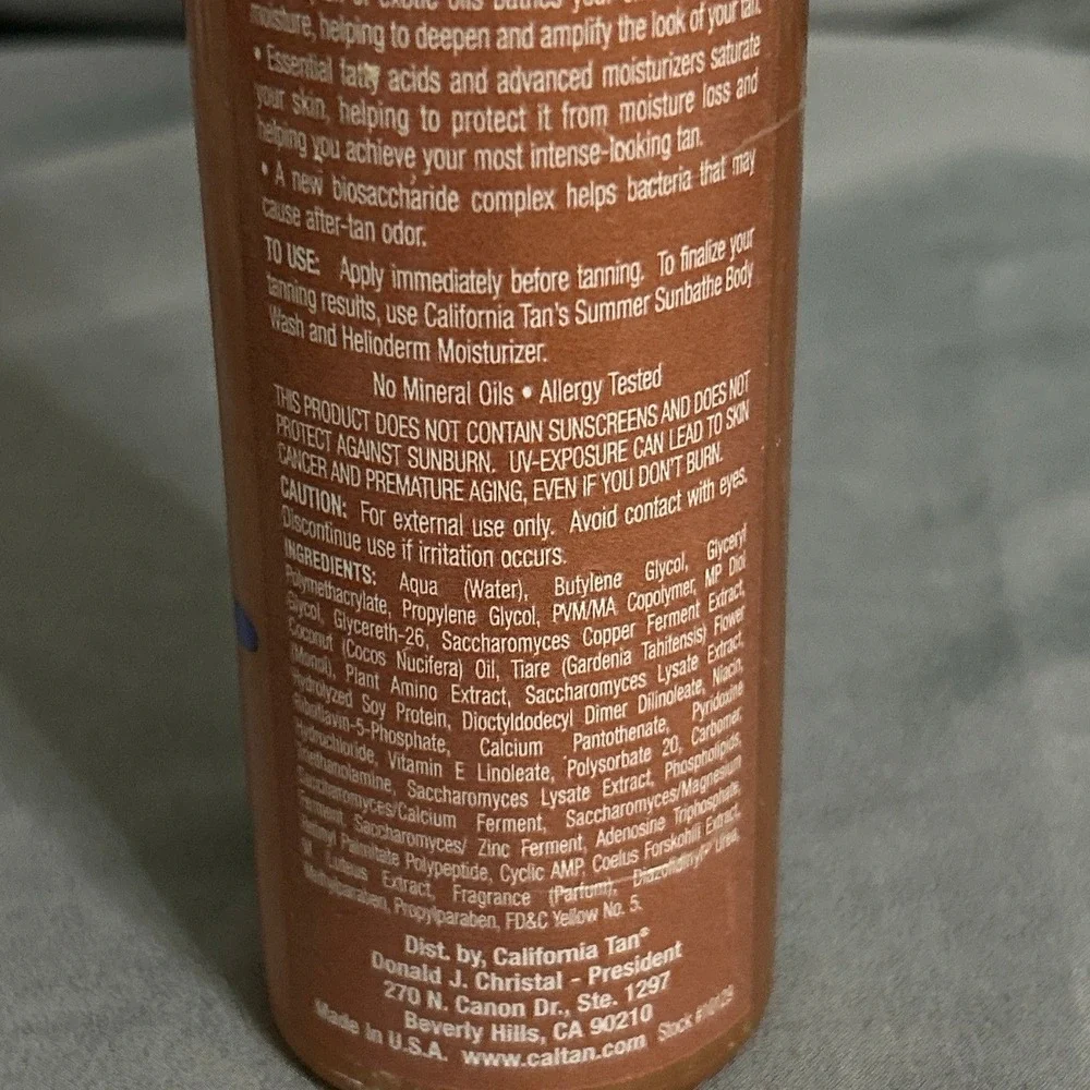 NWOB California Tan Melted Butter, Step 2 Heliotherapy Line. Rare! 8fl‎ Oz